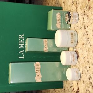 La Mer Beauty Face Skincare Set New Soft Cream, Tonic, Cleansing Foam, Eye Balm.